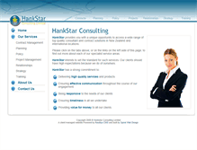 Tablet Screenshot of hankstar.co.nz